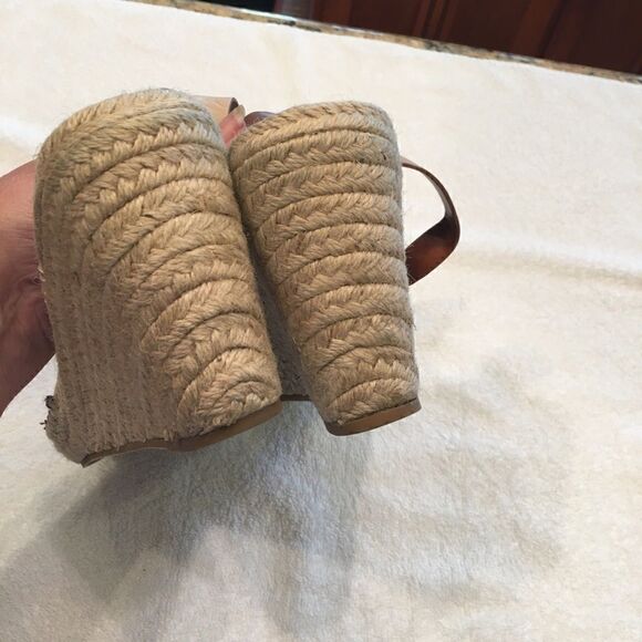 Just Fab Laura sandal size 10 rainbow brown strap - Picture 5 of 7